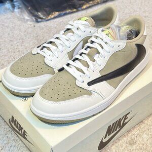 Travis Scott x Air Jordan 1 Low Golf 'Neutral Olive'